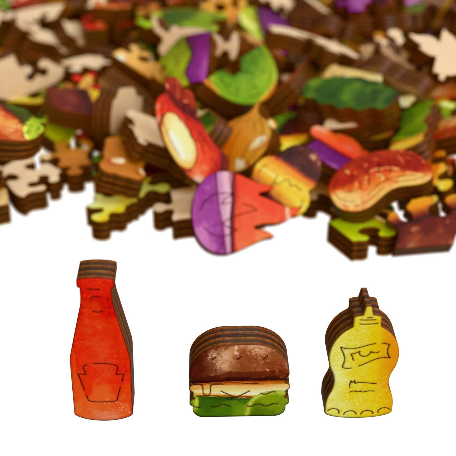 Cheeseburger | Luxury Wood Puzzle