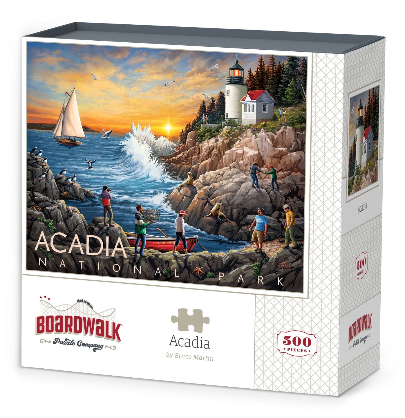 Acadia National Park Mt Desert deals Island Maine Map 500 Piece Jigsaw Puzzle Sealed