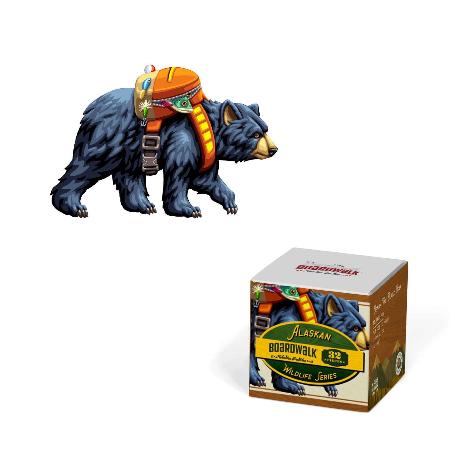 Benny the Black Bear | Wildlife Series - Fun Size