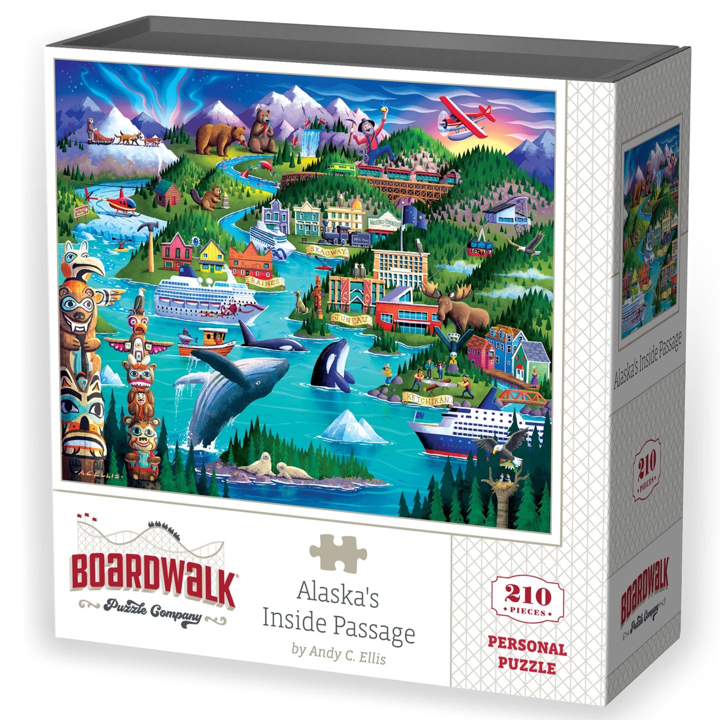 Alaska's Inside Passage | 210 Piece Personal Puzzle