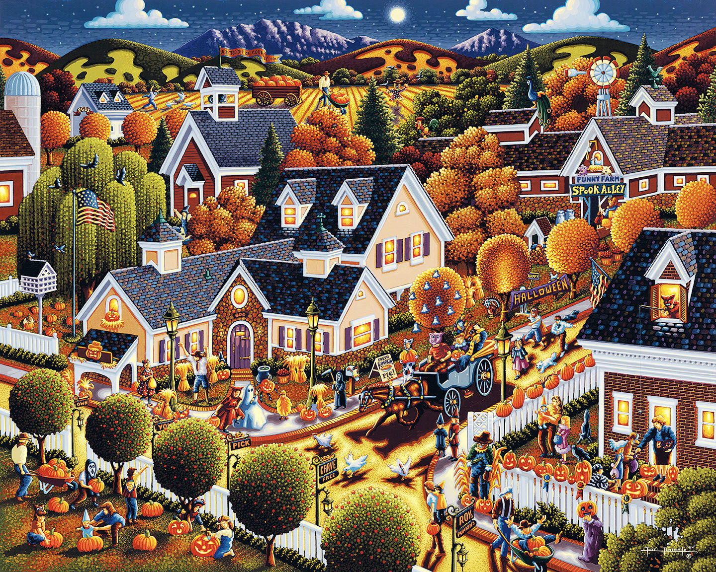 All Hallow's Eve Fine Art Prints | Dowdle Folk Art
