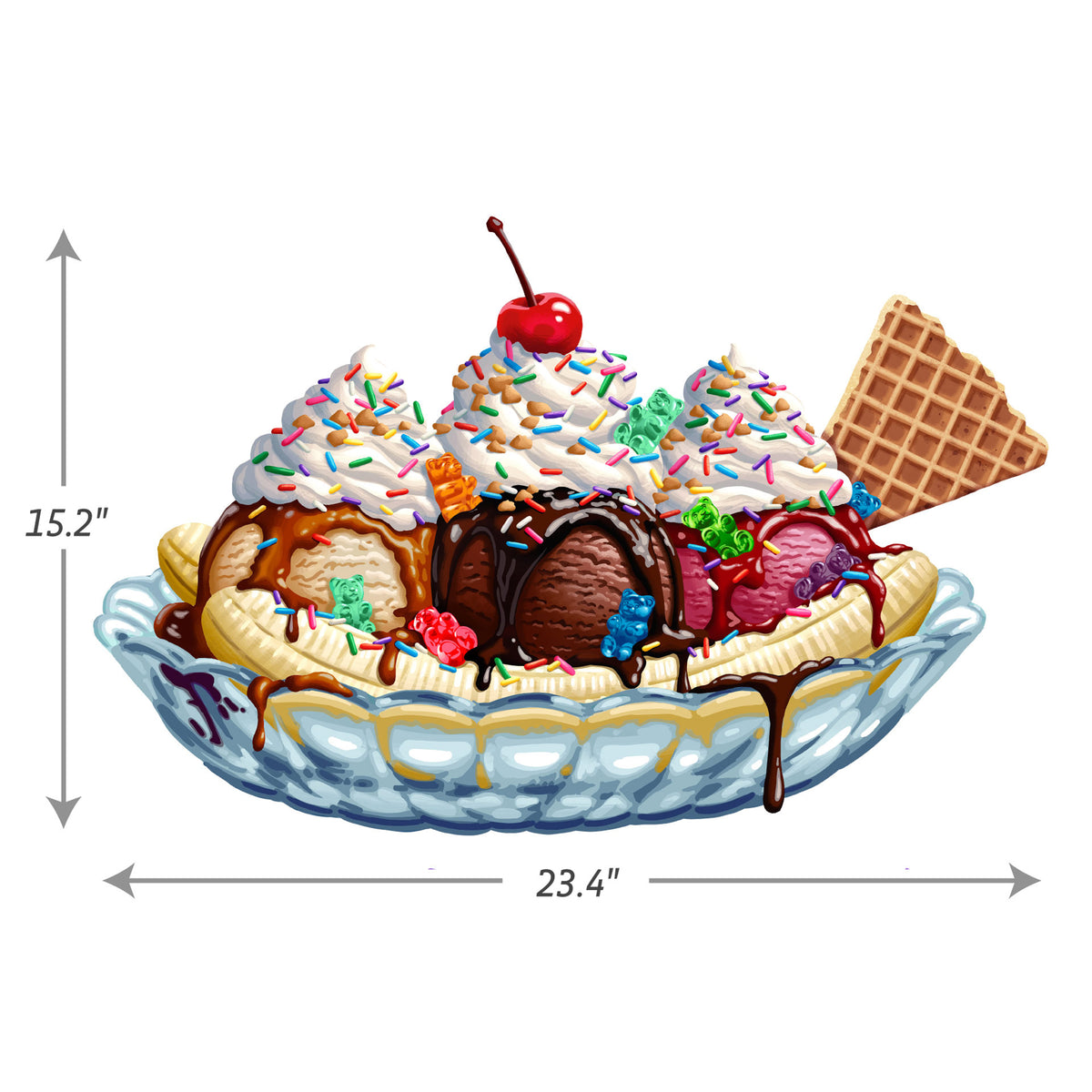 Banana Split | Luxury Wood Puzzle - Large Size