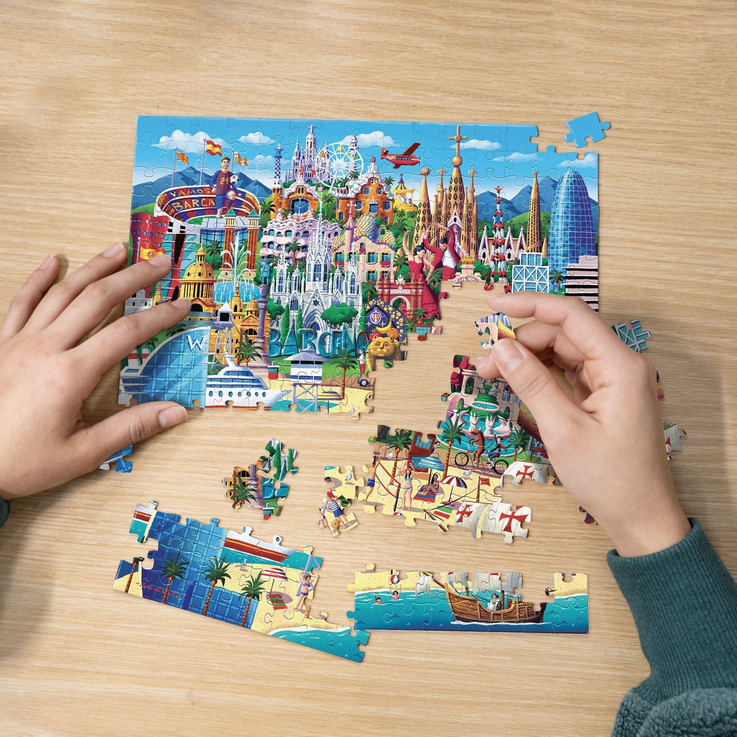 Barcelona | 210 Piece Personal Puzzle