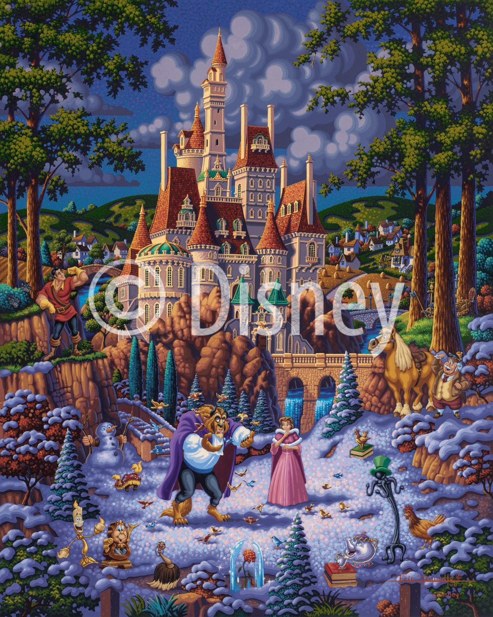 Beauty and the Beast Finding Love - 500 Piece