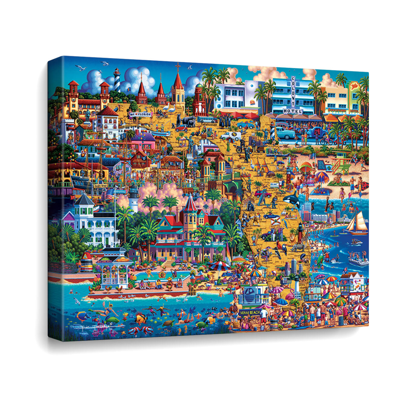 Best of Florida Canvas Gallery Wrap