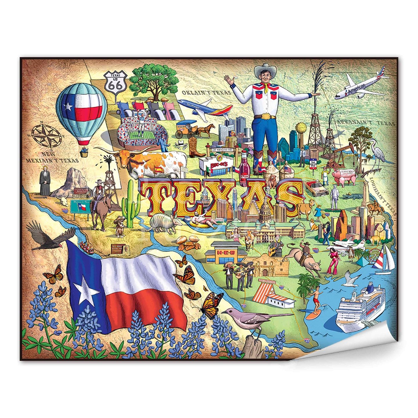 Big Texas - Boardwalk Fine Art