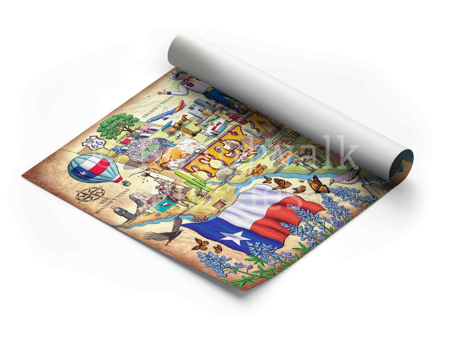 Big Texas - Boardwalk Fine Art