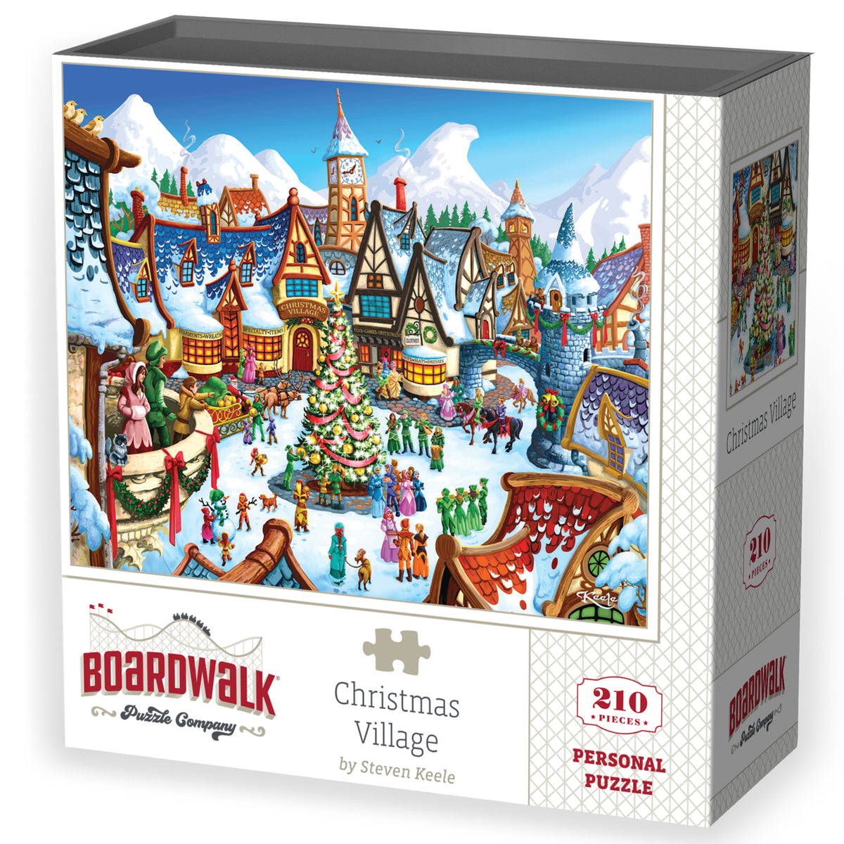 Christmas Village | 210 Piece Personal Puzzle