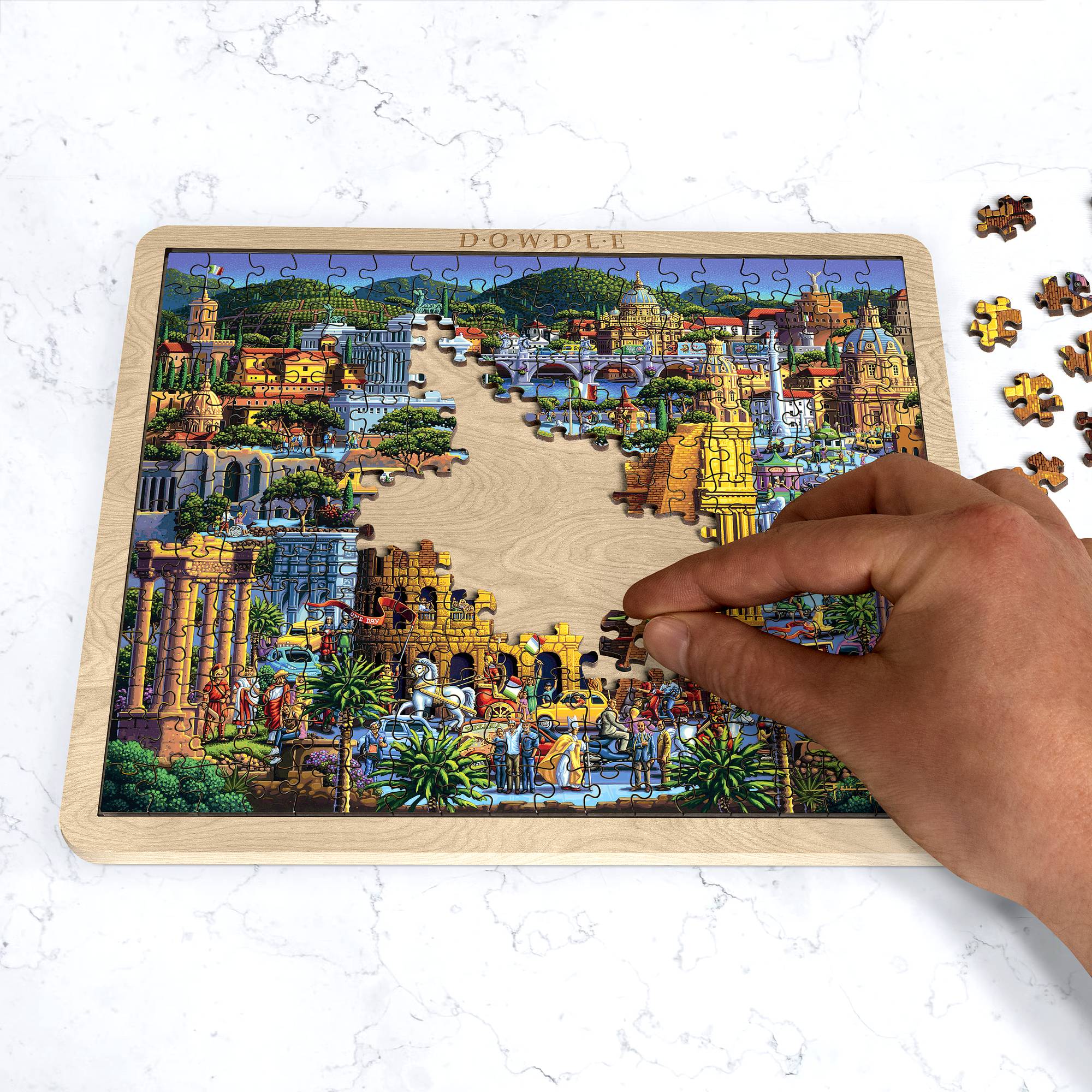 European Cities - 4-Pack Mini Puzzles