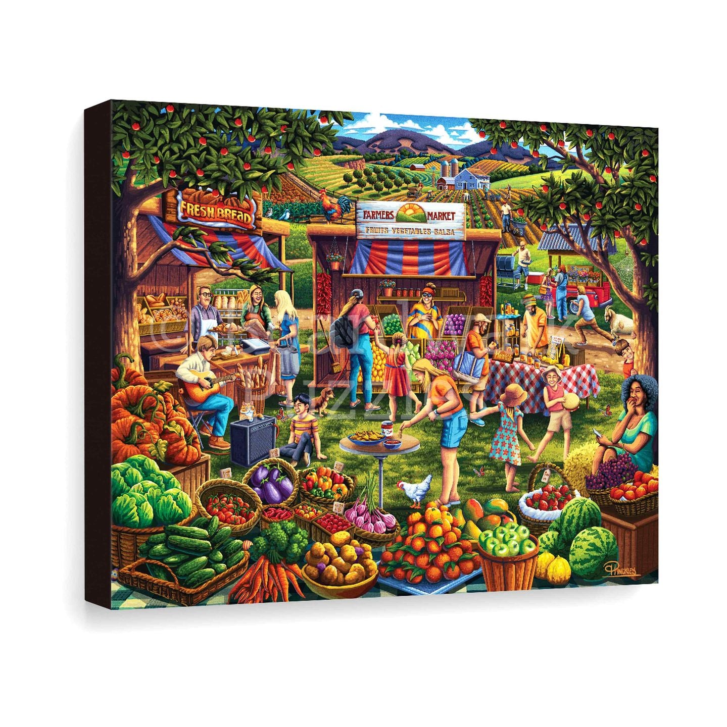 Farmers Market - Boardwalk Fine Art