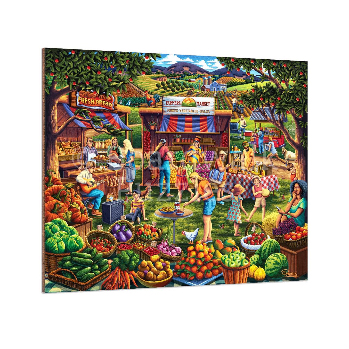 Farmers Market - Boardwalk Fine Art
