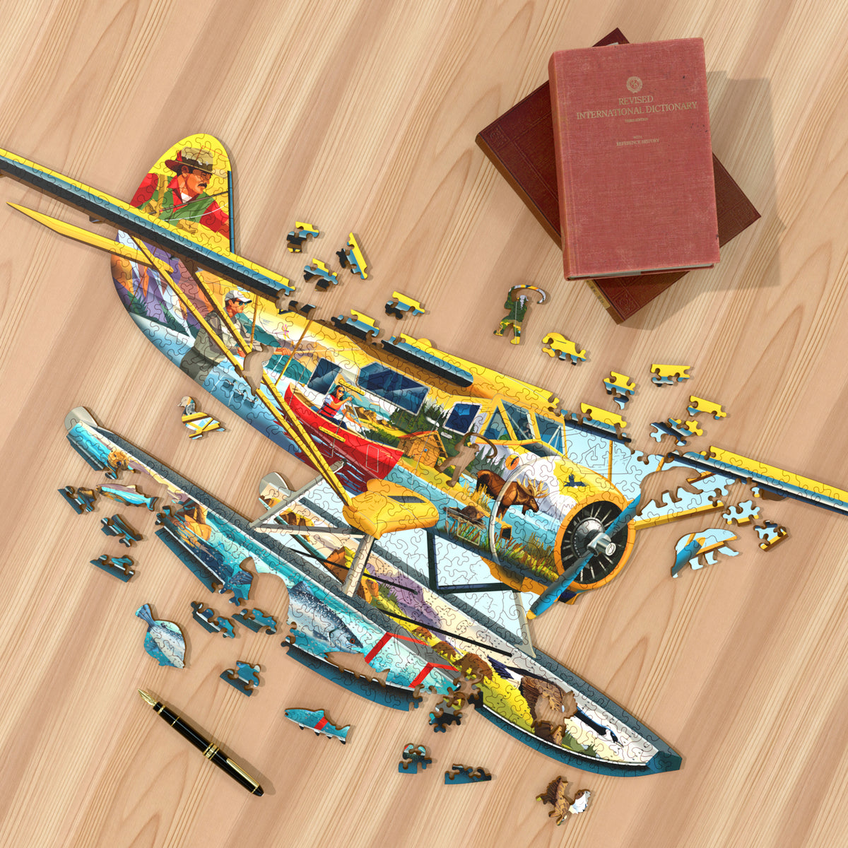 Floatplane | Luxury Wood Puzzle - Large Size