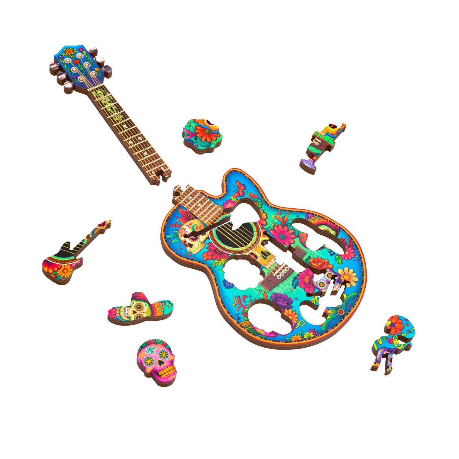 Guitar Calavera - Fun Size