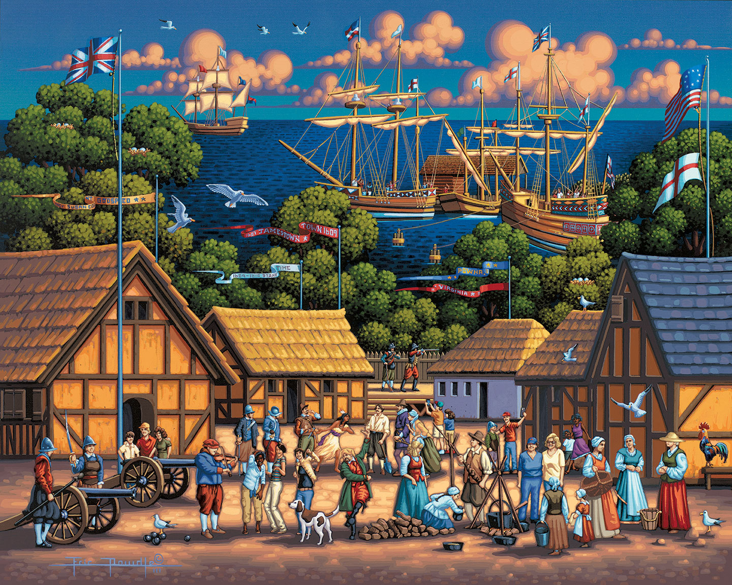 Jamestown - Fine Art | Dowdle Folk Art