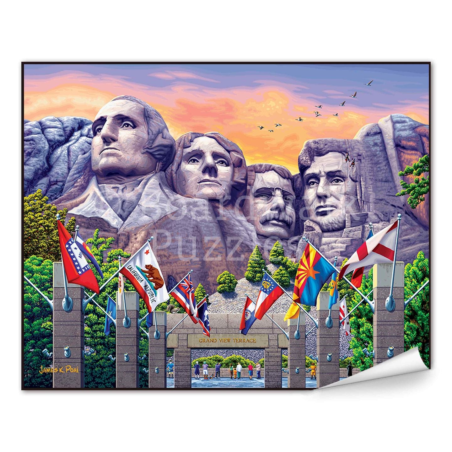 Mt. Rushmore - Boardwalk Fine Art