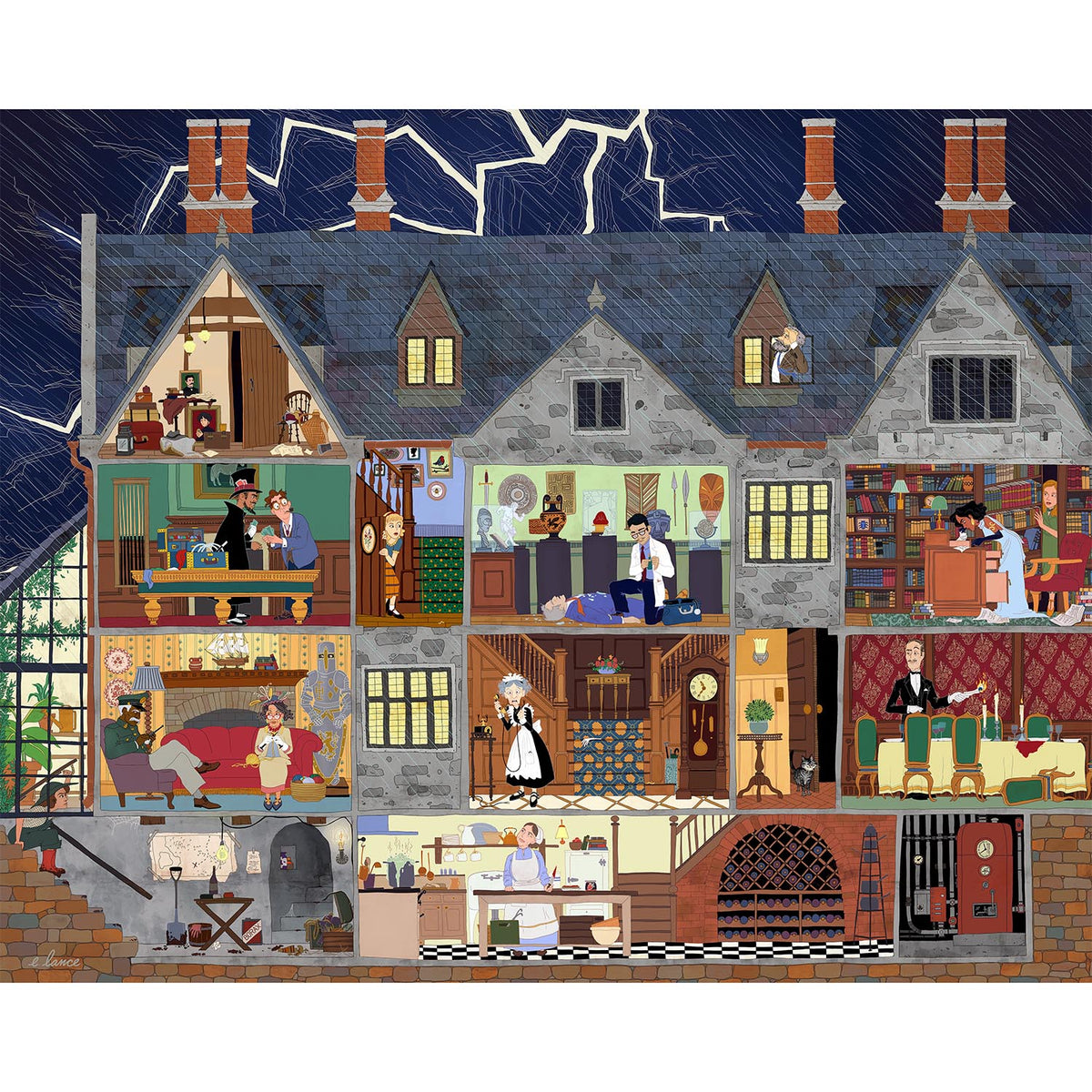 Murder at Blackhorn Manor | 1000 Piece