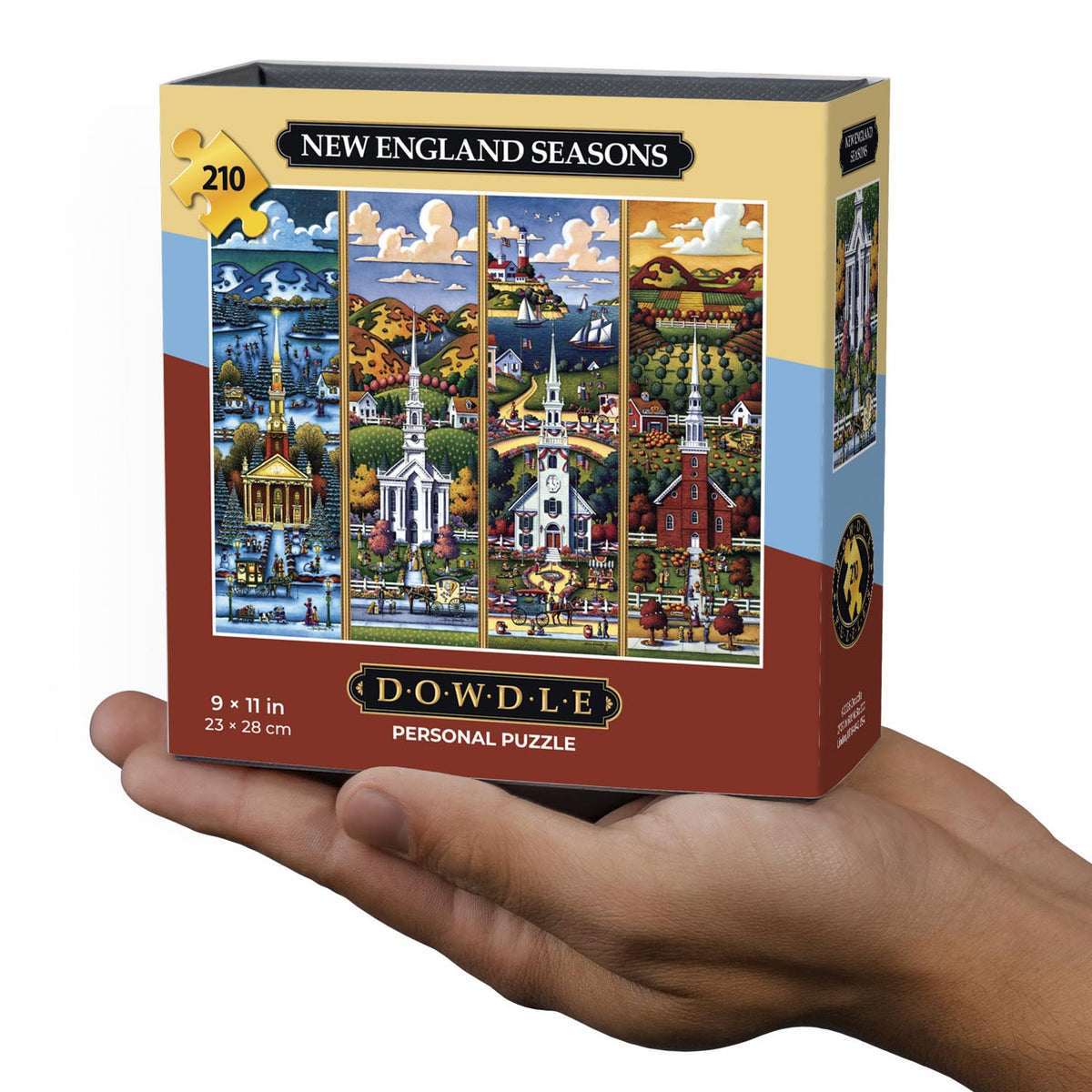 New England Seasons | 210 Piece Personal Puzzle