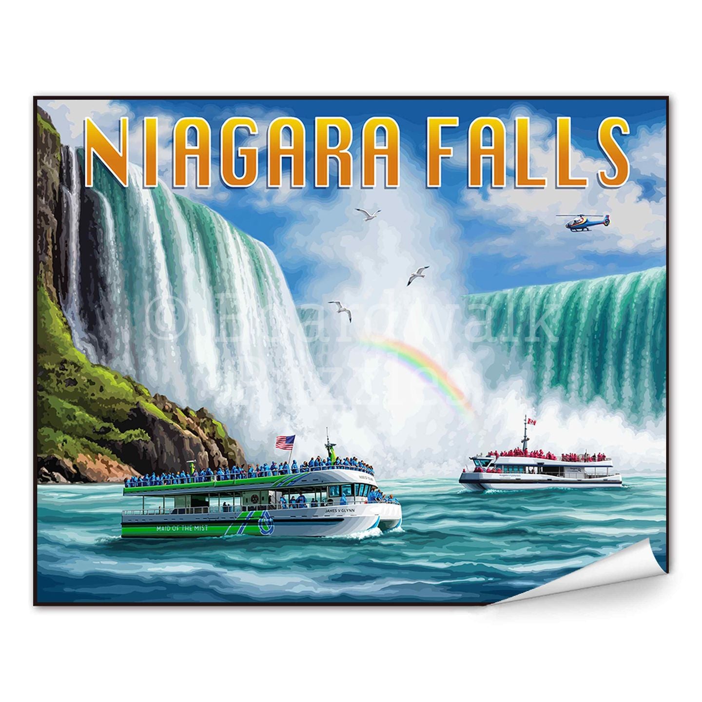 Niagara Falls - Boardwalk Fine Art