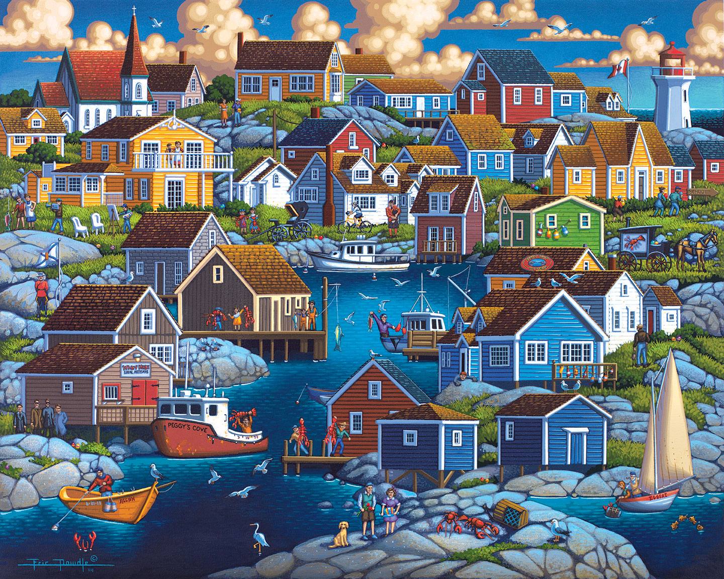 Peggy's Cove - Fine Art | Dowdle Folk Art