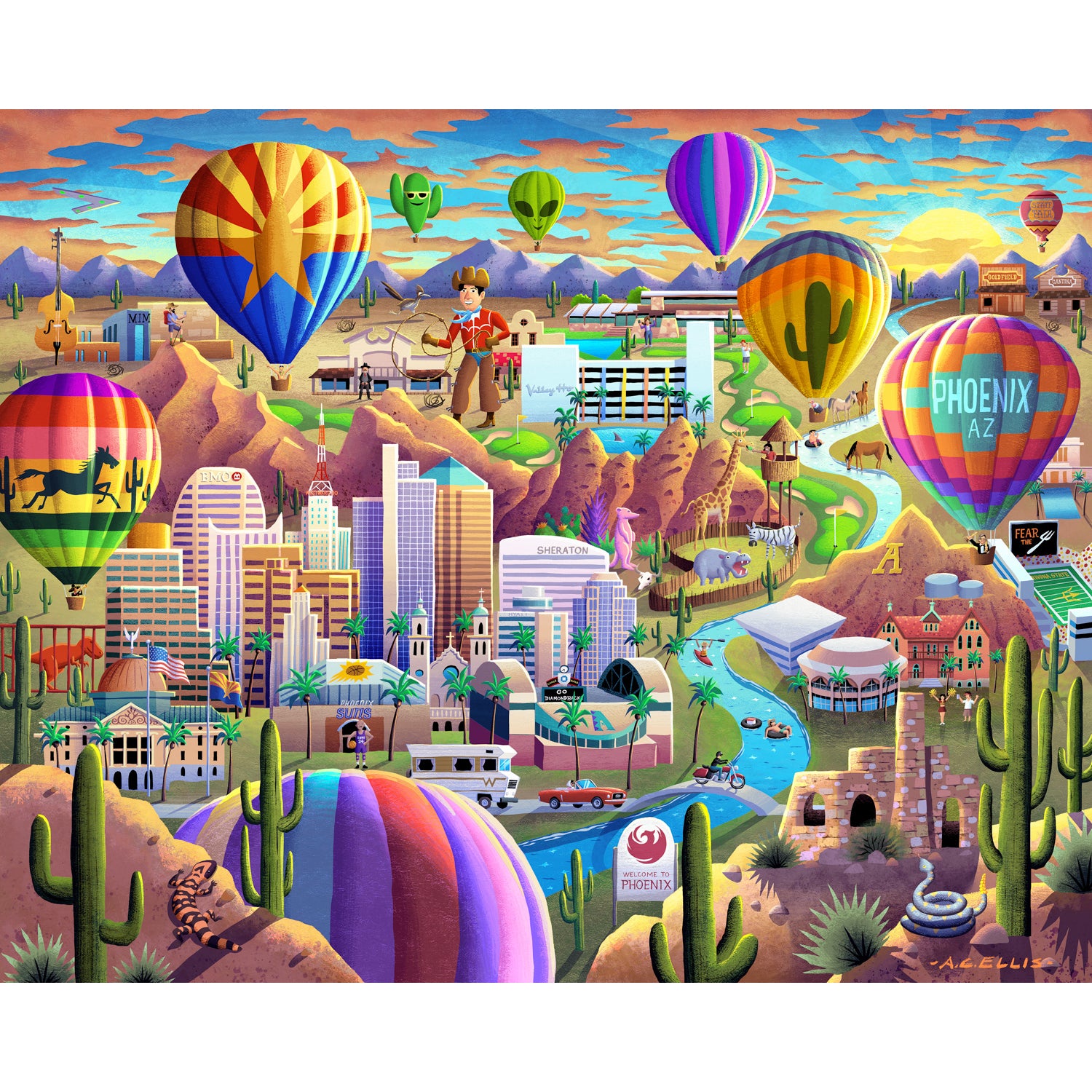 Phoenix | 500 Piece Boardwalk Jigsaw Puzzle
