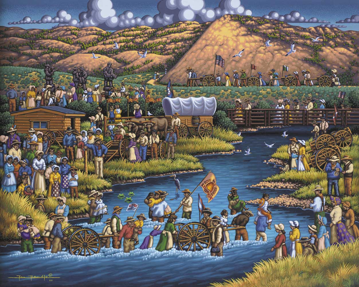 Pioneer Trek - Fine Art | Dowdle Folk Art