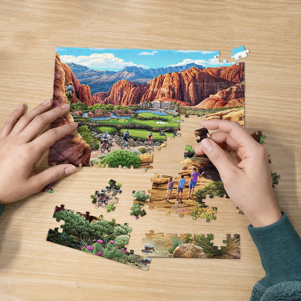 Red Rock Vacay | 210 Piece Personal Puzzle