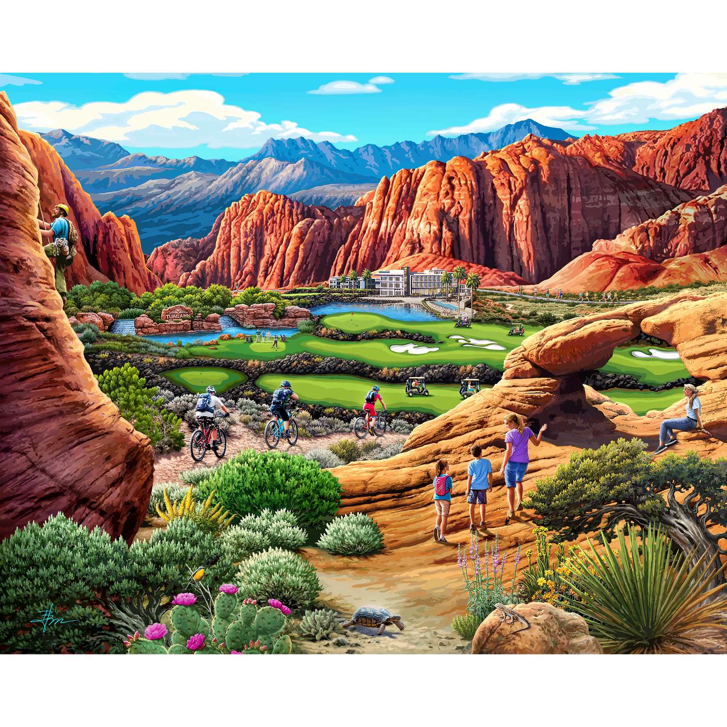 Red Rock Vacay | 500 Piece Boardwalk Jigsaw Puzzle