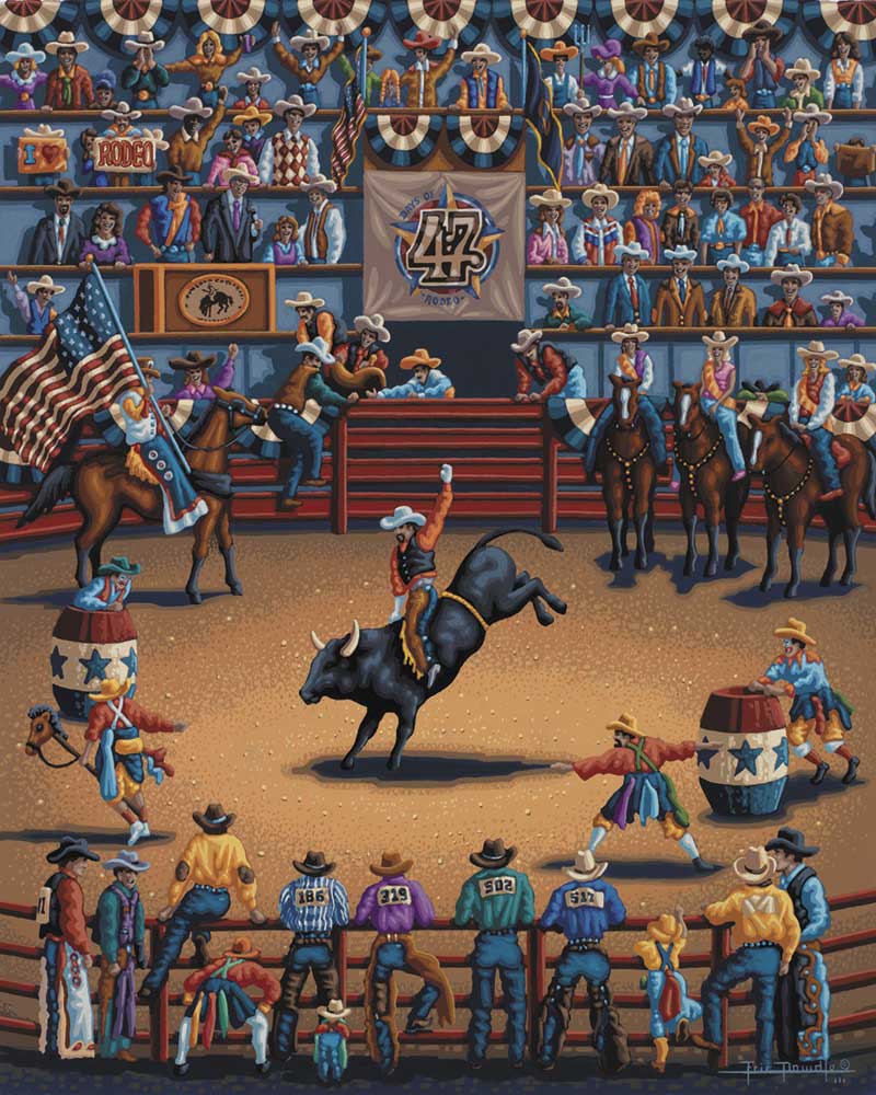 Rodeo Days - Fine Art | Dowdle Folk Art