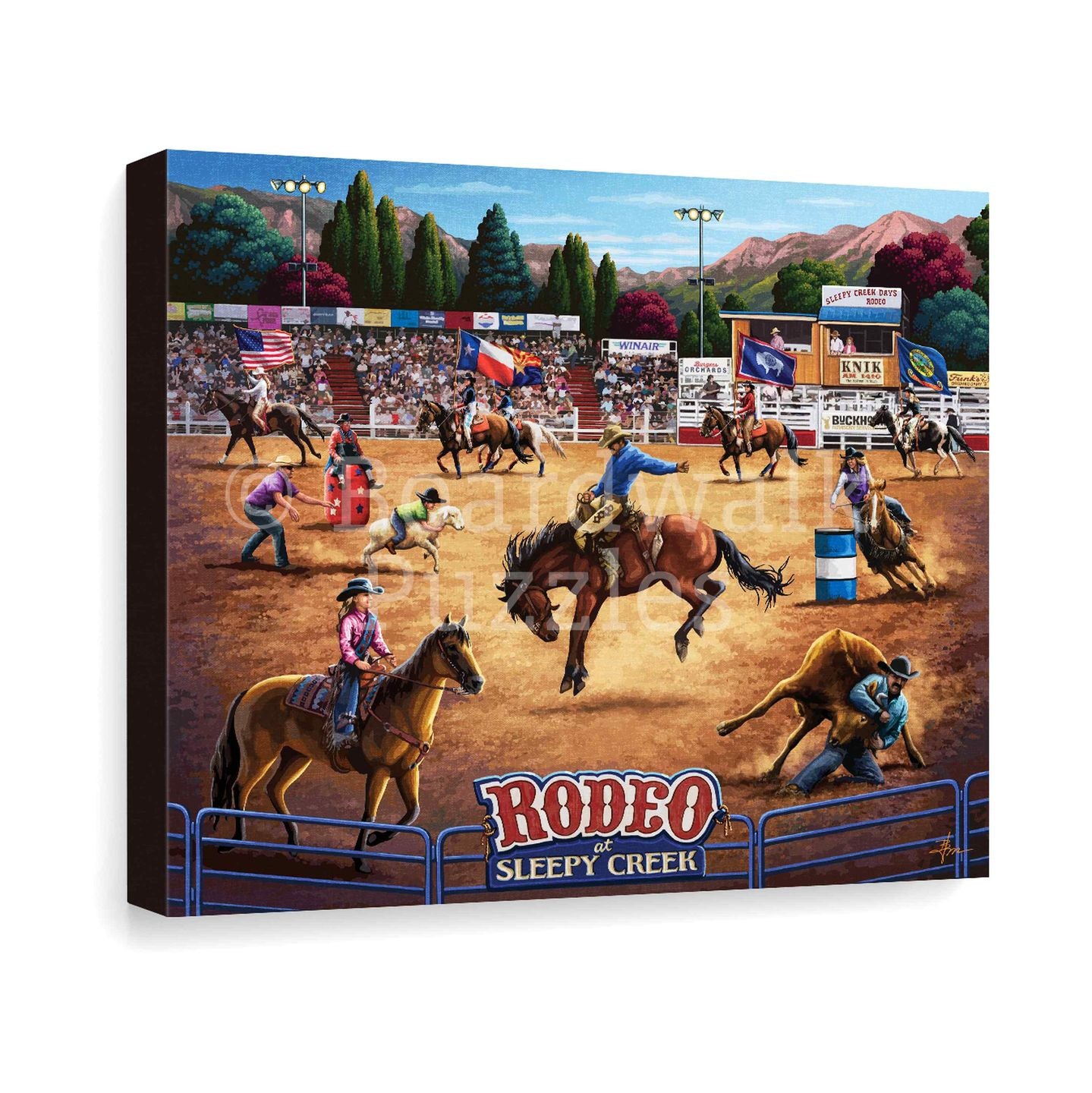 Rodeo at Sleepy Creek - Boardwalk Fine Art