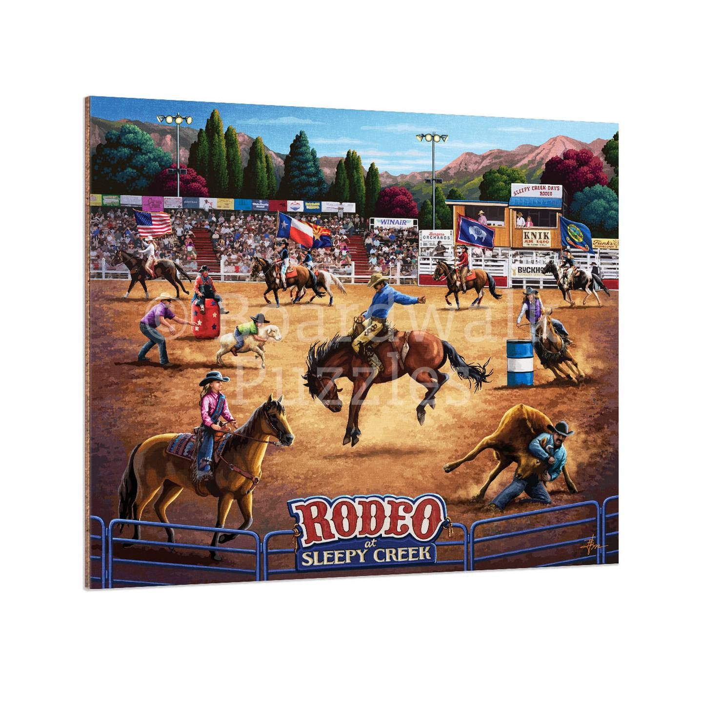 Rodeo at Sleepy Creek - Boardwalk Fine Art