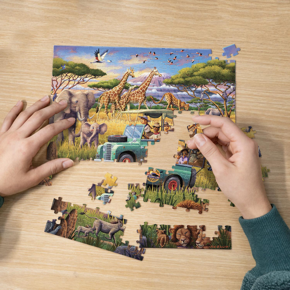 Safari Expedition | 210 Piece Personal Puzzle