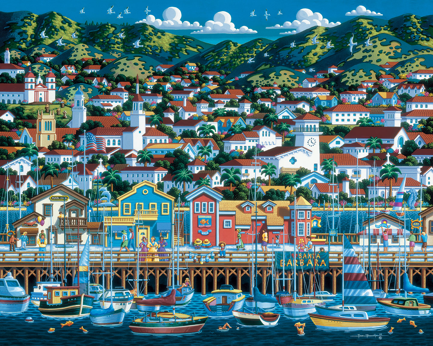 Santa Barbara - Fine Art | Dowdle Folk Art