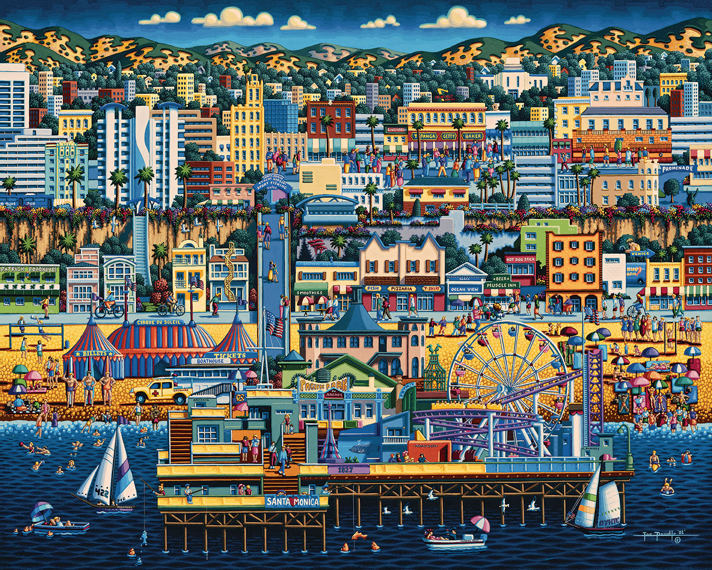 Santa Monica - Fine Art | Dowdle Folk Art