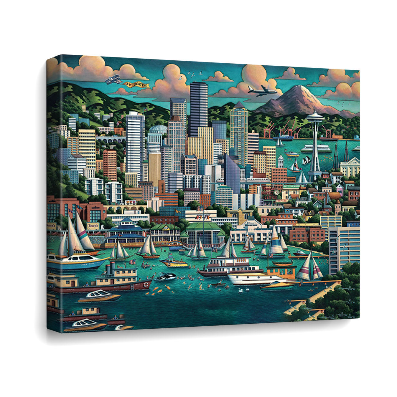 Seattle Canvas Gallery Wrap