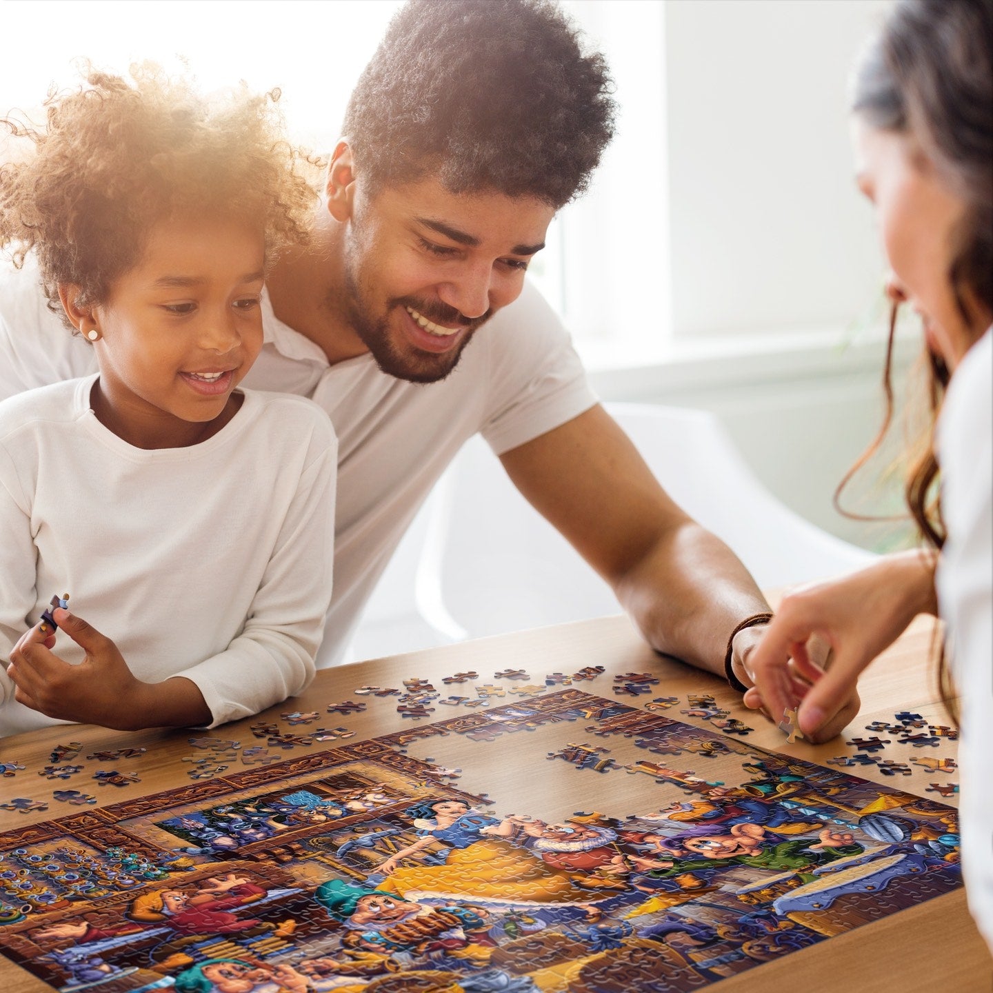 Snow White Dancing with the Dwarfs - 500 Piece