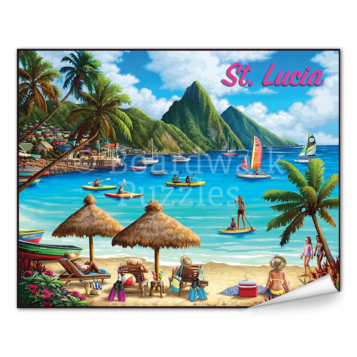 St. Lucia Fine Art Prints | Boardwalk Puzzle Company