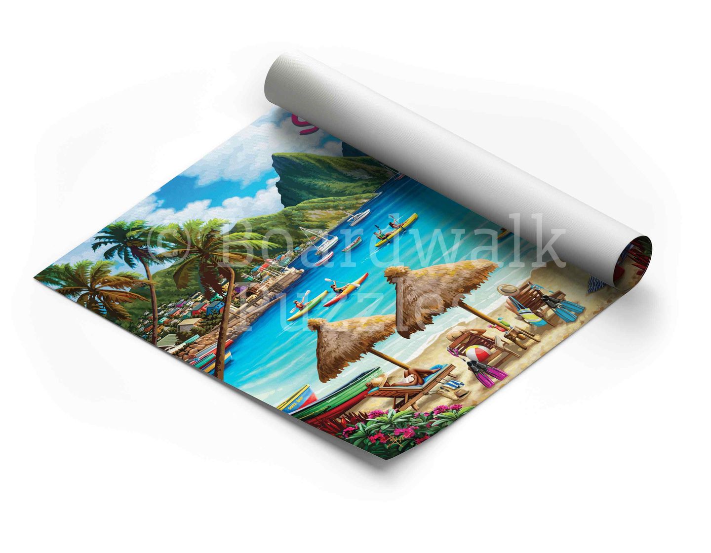 St. Lucia - Boardwalk Fine Art