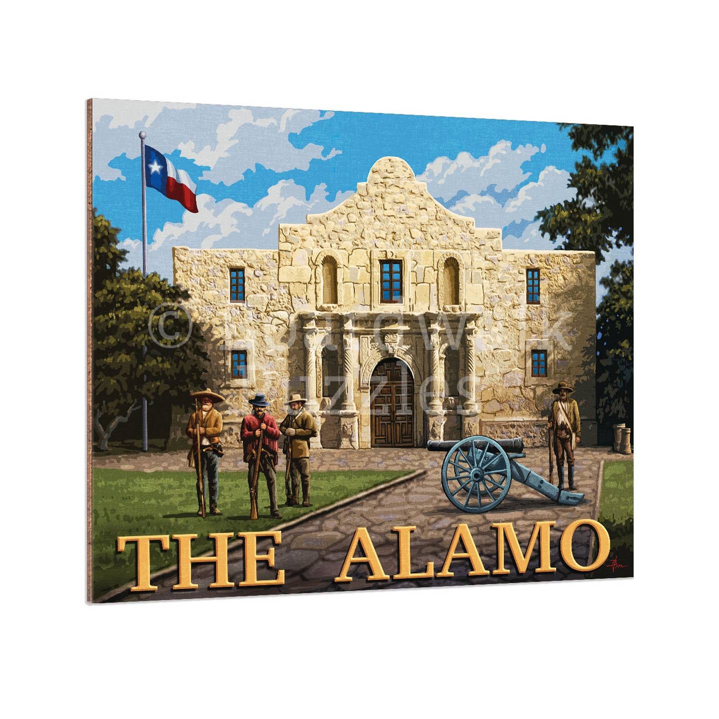 The Alamo - Boardwalk Fine Art