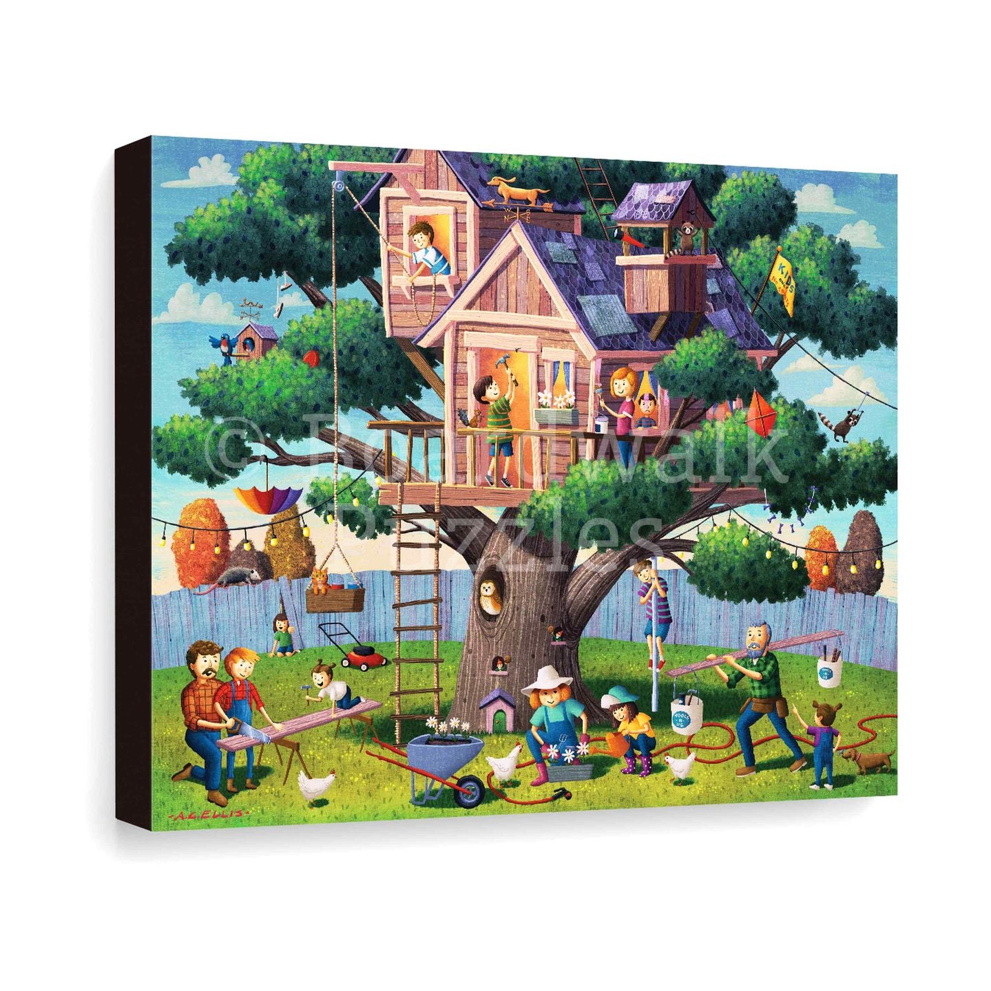 Tree House Adventure - Boardwalk Fine Art