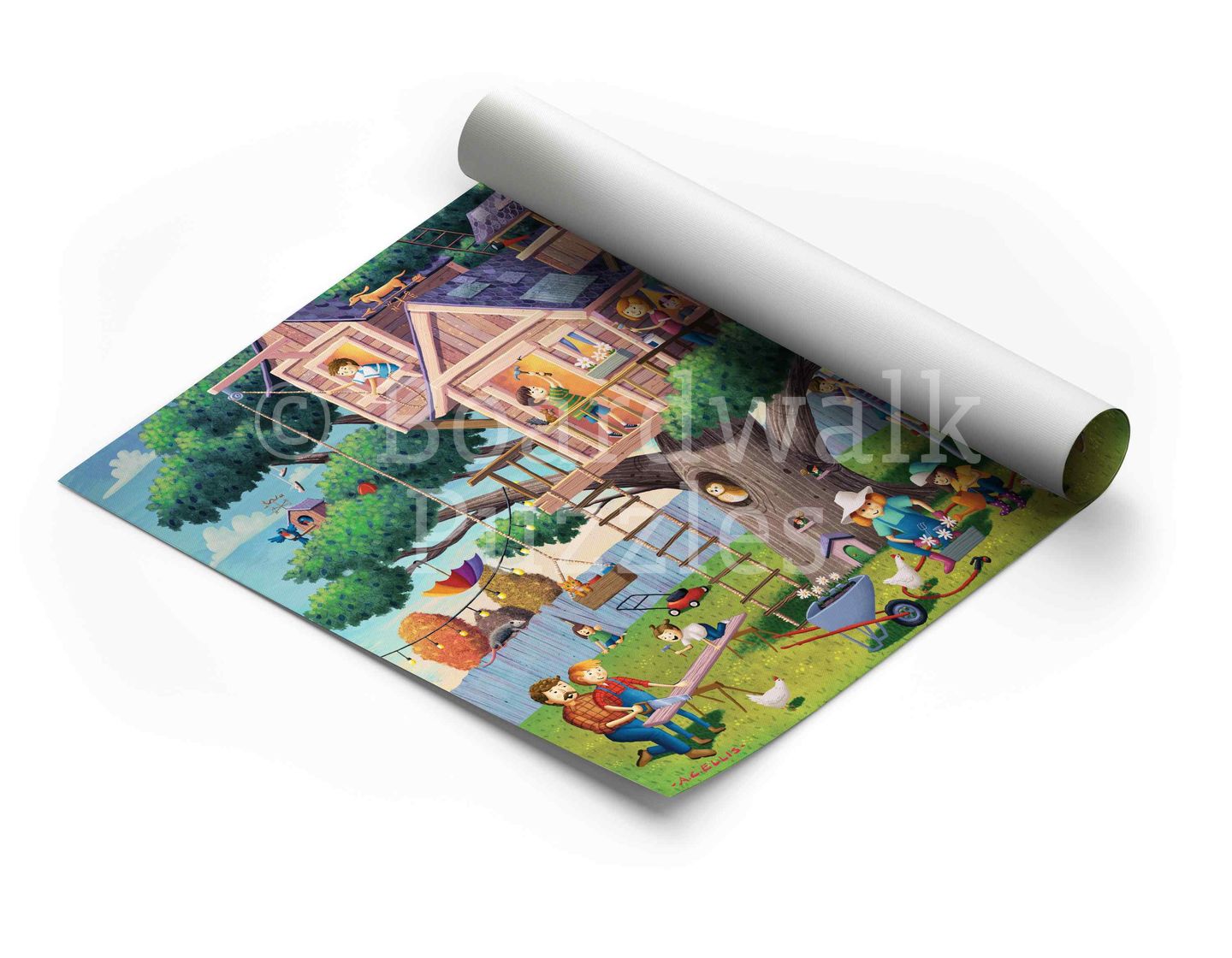 Tree House Adventure - Boardwalk Fine Art