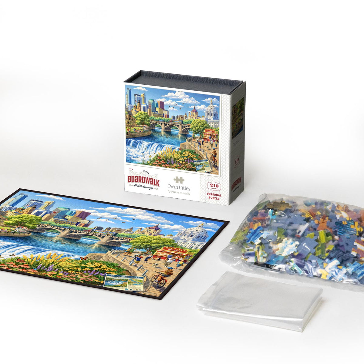 Twin Cities | 210 Piece Personal Puzzle