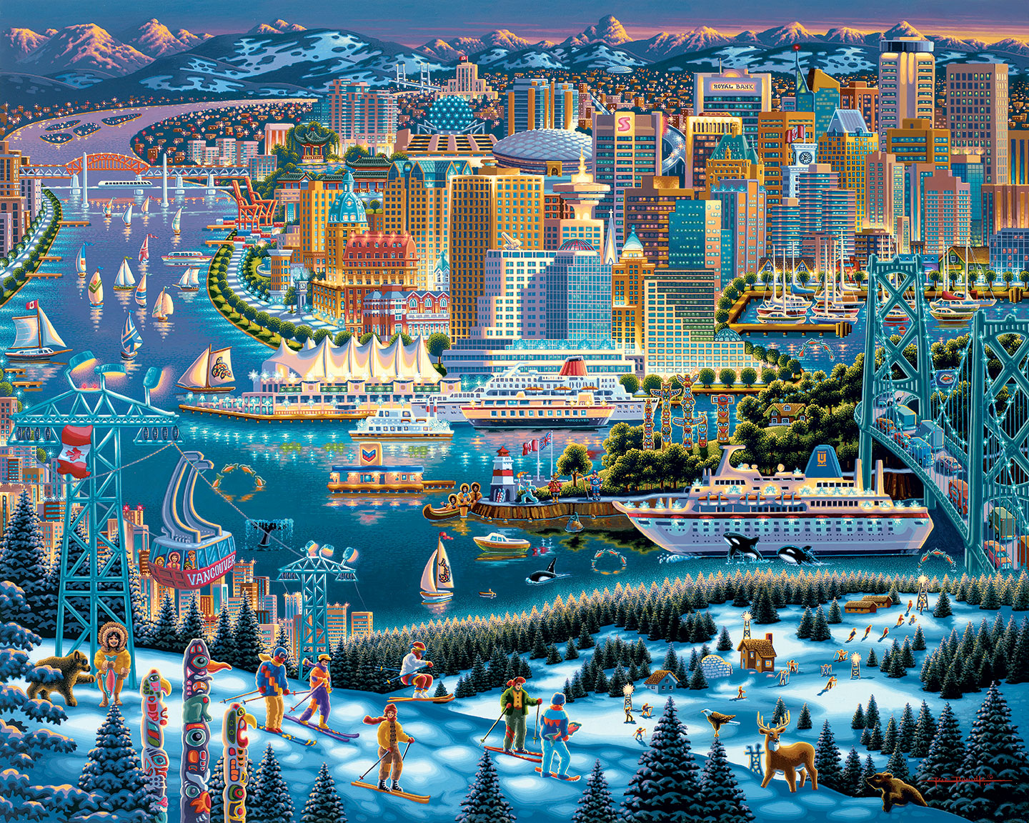 Vancouver | 210 Piece Personal Puzzle