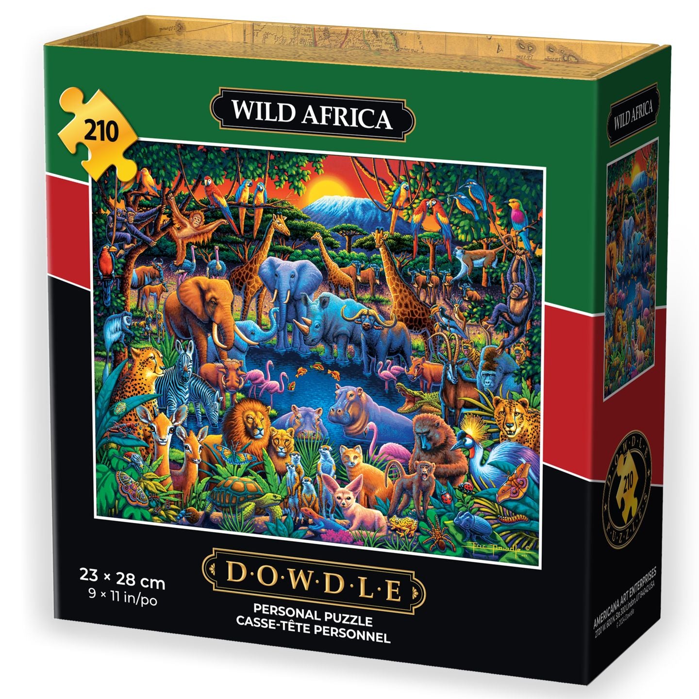 Wild Africa | 210 Piece Personal Puzzle