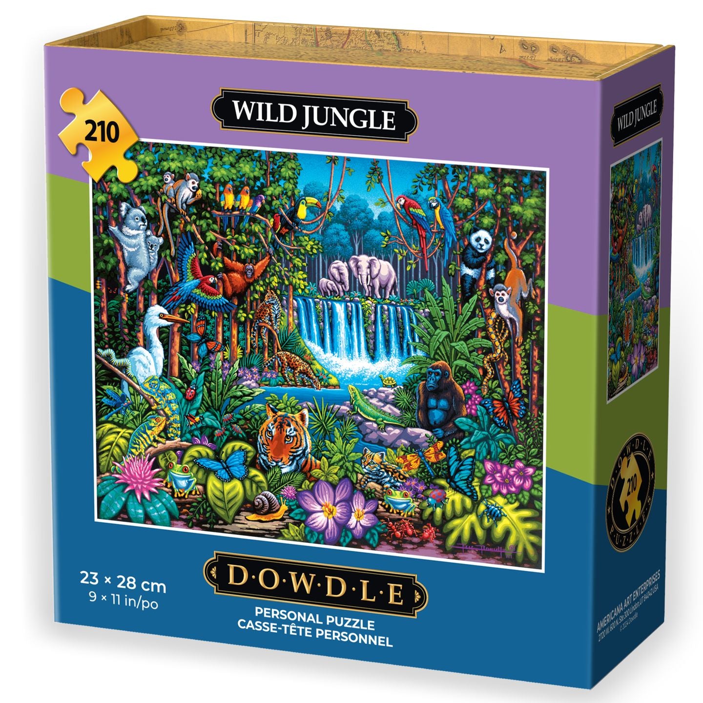 Wild Jungle | 210 Piece Personal Puzzle