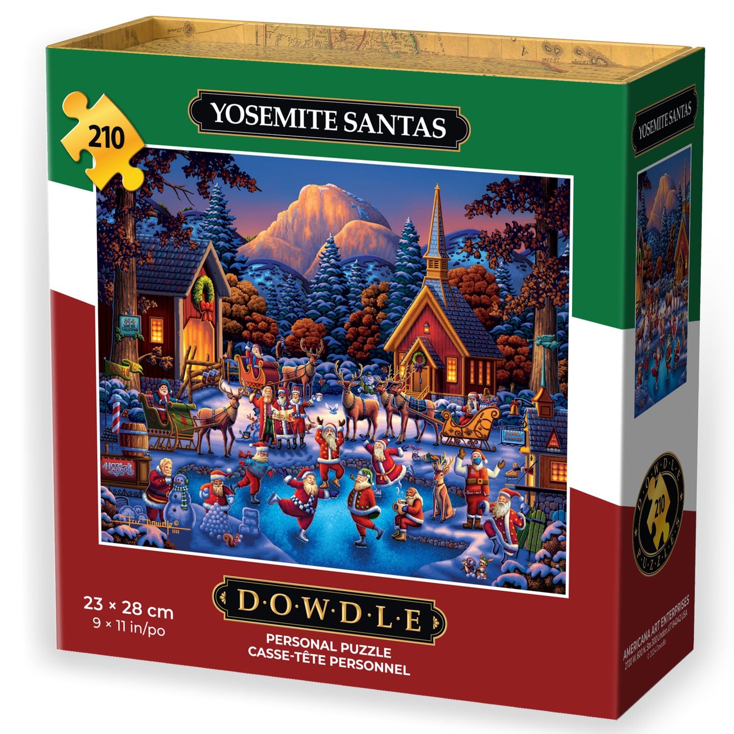 Yosemite Santas | 210 Piece Personal Puzzle