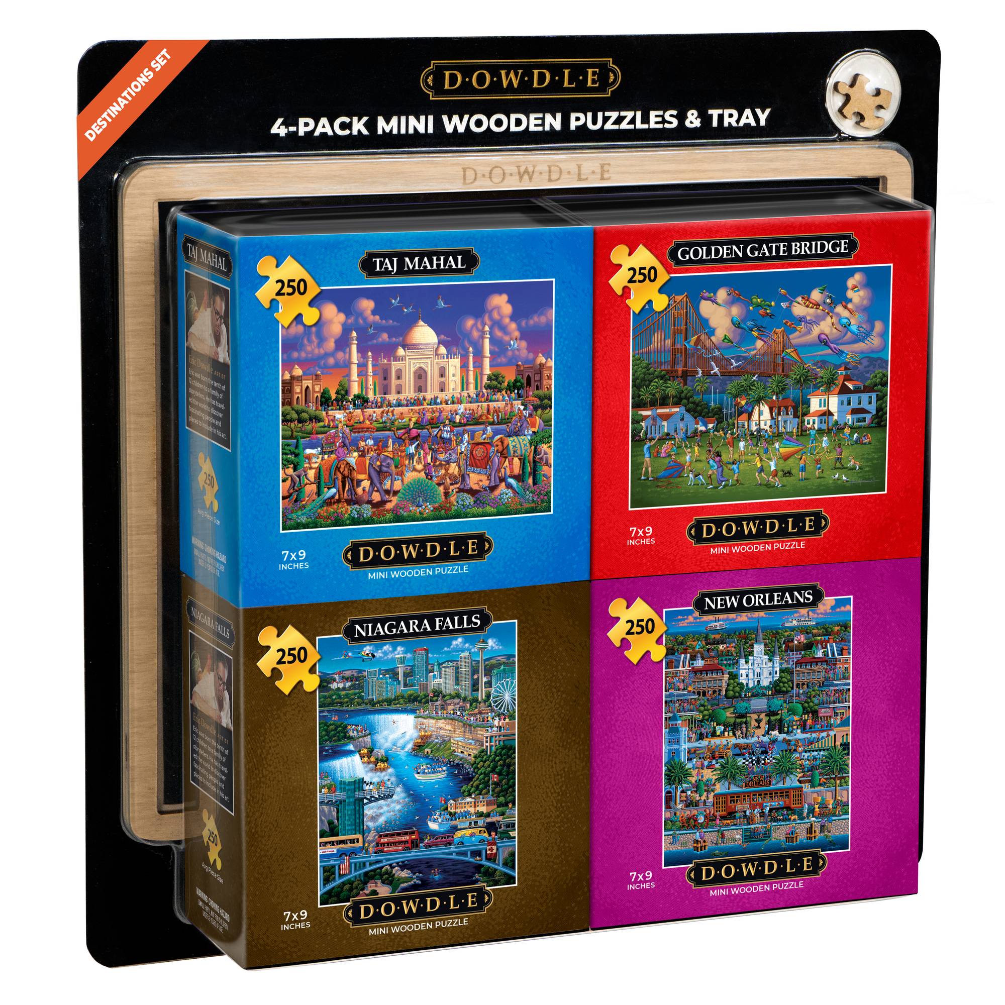 Cavallini 240 Piece Mini Puzzle - Crème de la Crème Cavallini 240 Piece Mini Puzzle - Crème de la Crème