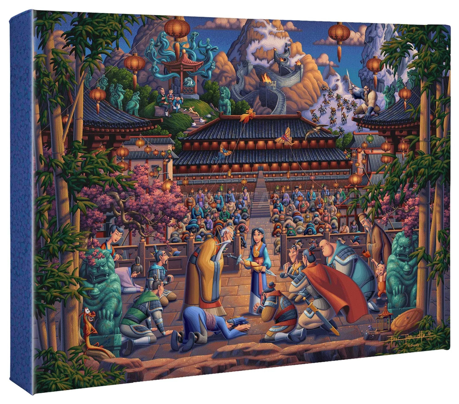 Mulan The Face in the Mirror – 11" x 14" Gallery Wrap Canvas