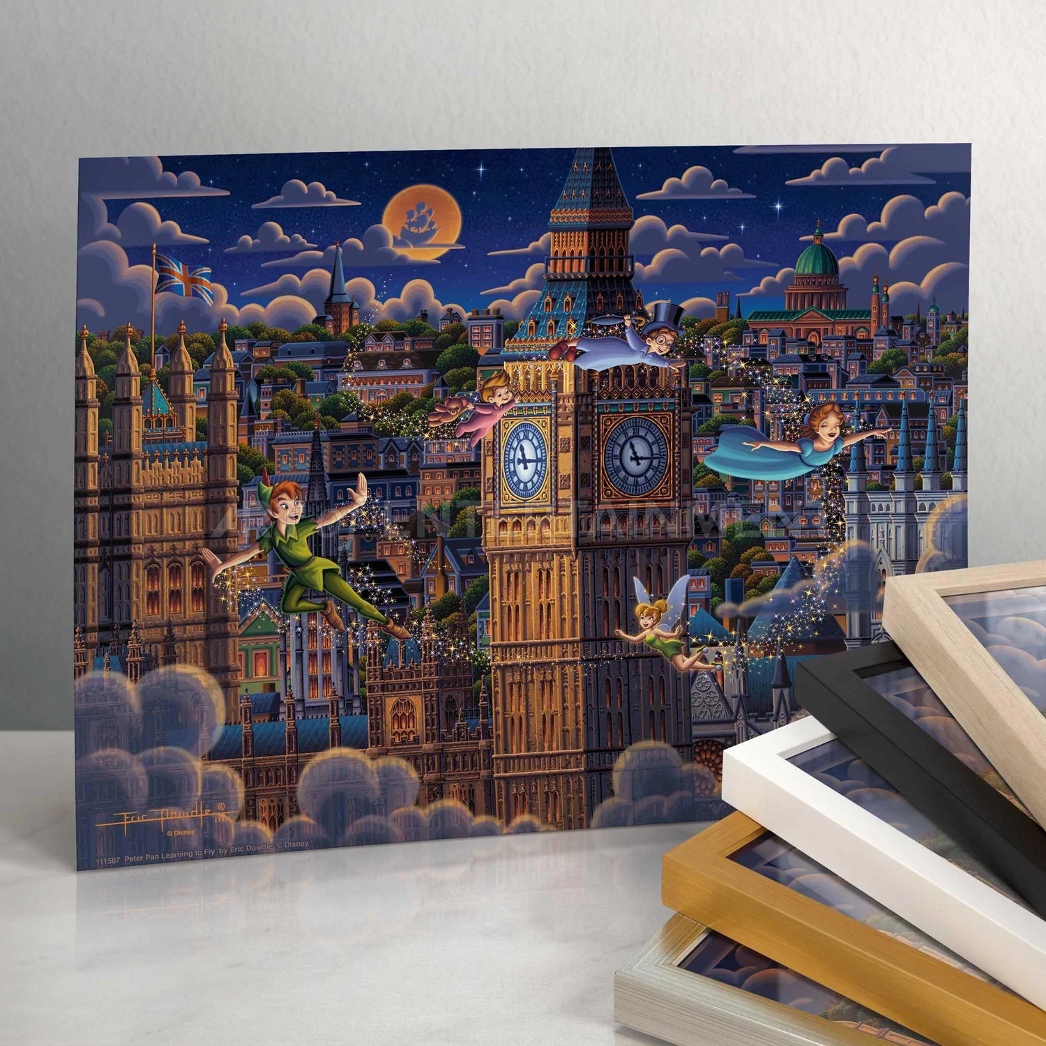 Peter Pan Learning to Fly – 11" x 14" Art Print