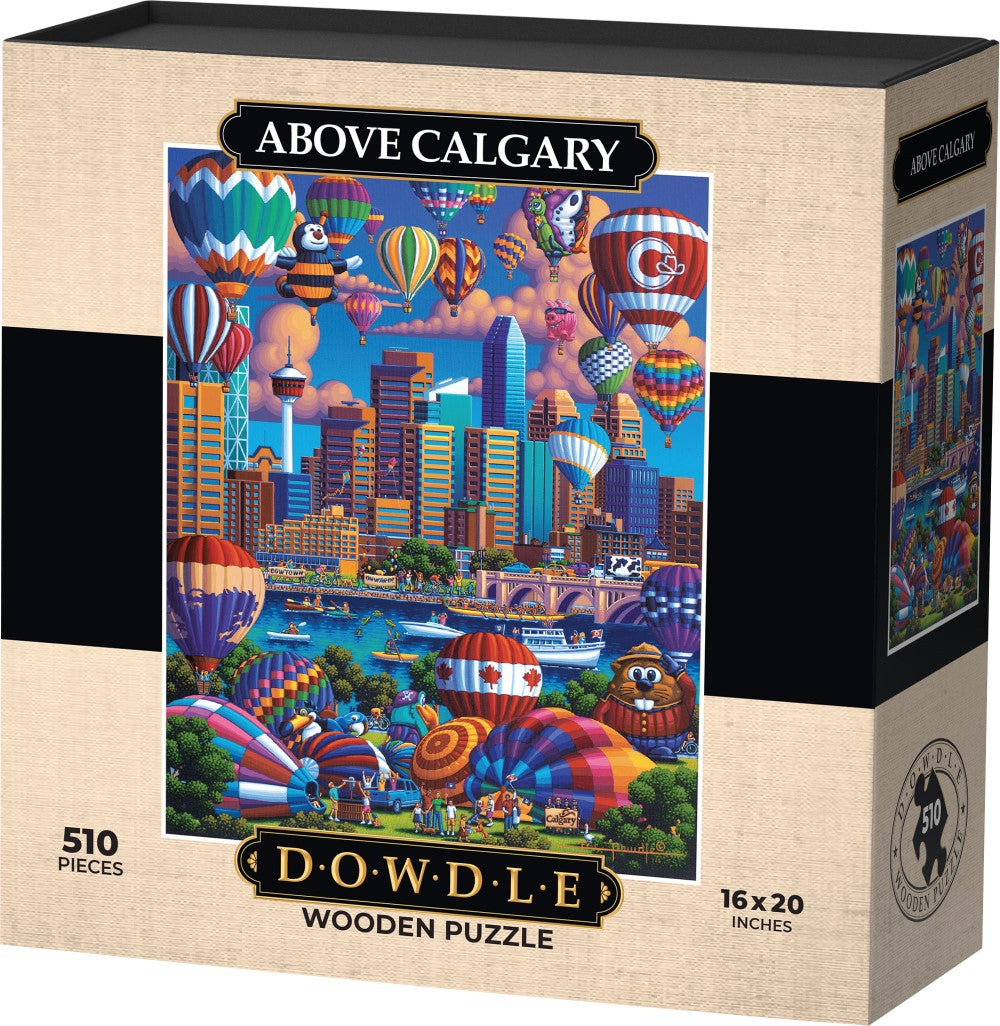 Above Calgary - Wooden Puzzle