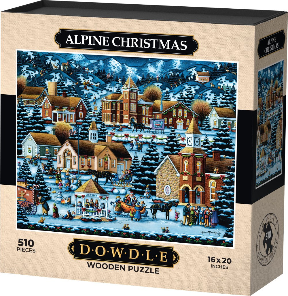 Alpine Christmas - Wooden Puzzle